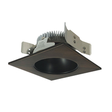 Nora NLCBS-4531230BZ - 4" Cobalt Shallow High Lumen LED Trim, Square/Round Reflector, 1250lm, 3000K, Bronze