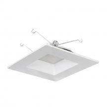 Nora NOXAC-63630WW/HL - 6" AC Onyx Square LED Retrofit Reflector, 1100lm / 17W, 3000K, White Finish