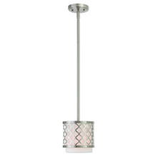 Livex Lighting 41101-91 - 1 Lt BN Mini Pendant