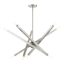  46986-91 - 10 Lt Brushed Nickel  Chandelier