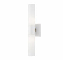 Livex Lighting 10102-13 - Textured White ADA 2-Light Vanity Sconce