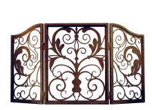 Meyda Green 122474 - 54" Wide Venetian Fireplace Screen