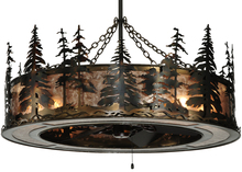 Meyda Green 135769 - 45"W Tall Pines W/Uplights Chandel-Air