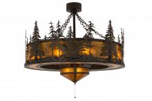 Meyda Green 144311 - 45"W Tall Pines W/Fan Light Chandel-Air