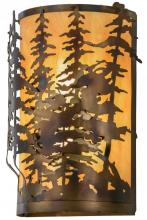 Meyda Green 153841 - 14"W Tall Pines Wall Sconce