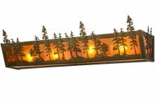 Meyda Green 153968 - 30"W Tall Pines Vanity Light