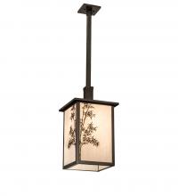 Meyda Green 236275 - 12" Square Hyde Park Bambuseae Pendant