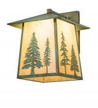 Meyda Green 247829 - 16" Wide Stillwater Tall Pines Wall Sconce