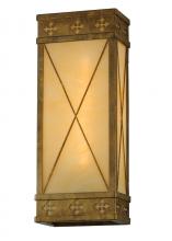 Meyda Green 255000 - 7" Wide Byzantine Wall Sconce