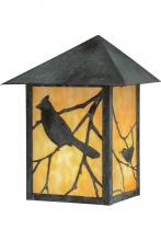 Meyda Green 41862 - 9"W Seneca Song Bird Wall Sconce