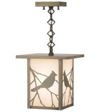 Meyda Green 43378 - 9"Sq Hyde Park Song Bird Ceiling Mini Pendant