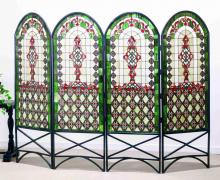 Meyda Green 48808 - 80" Wide X 58" High Quatrefoil Classical Room Divider