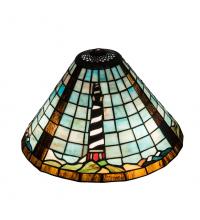 Meyda Green 69252 - 14"W LIGHTHOUSE CONE SHADE