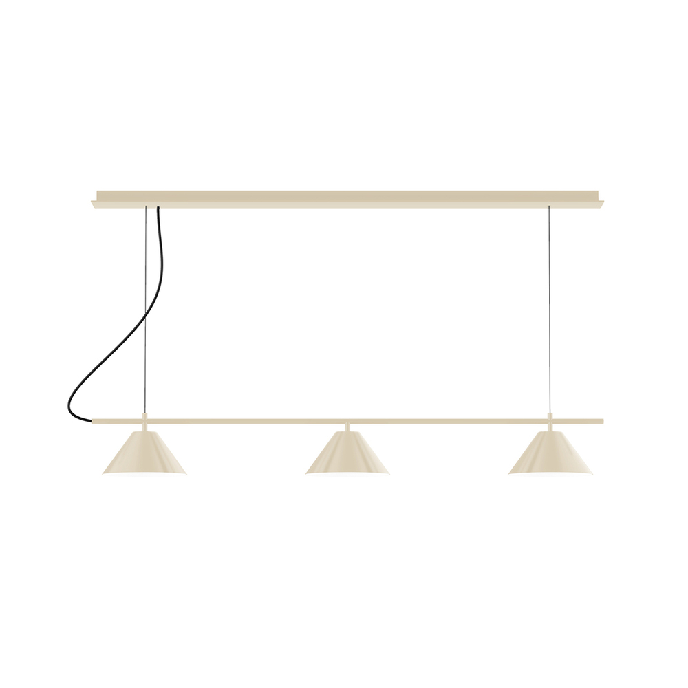 3-Light Linear Axis Chandelier (8" Axis pack)