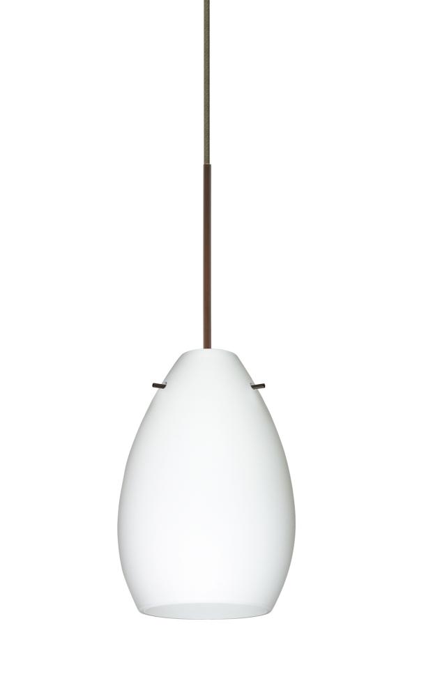 Besa Pendant Pera 6 Bronze Opal Matte 1x5W LED