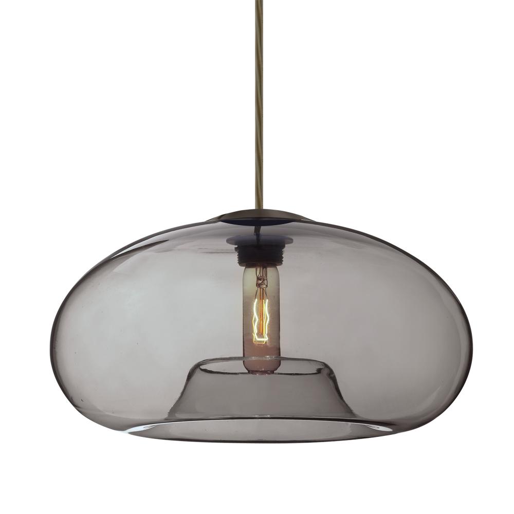 Besa Pendant For Multiport Canopy Bana 15 Bronze Smoke 1x60W Medium Base, 15Ft. Cord