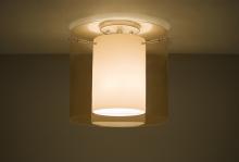 Besa Lighting 1KM-G18407-SN - Besa Ceiling Pahu 12 Satin Nickel Transparent Armagnac/Opal 1x100W Medium Base