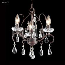 James R Moder 40833VB00 - Mini 3 Light Chandelier