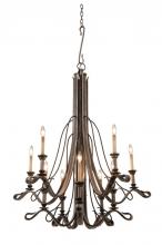 Kalco 5107RM - Keller 10 Light Chandelier