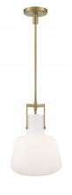 Norwell 4651-AN-MO - Izel 1-Light Glass Pendant - Antique Brass