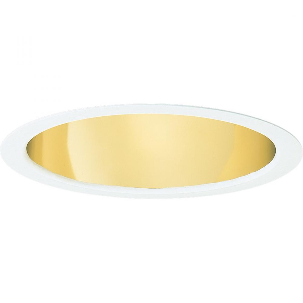 Gold Alzak Recessed Lighting Trim