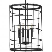 Progress P500248-031 - Torres Collection Black Four-Light Foyer