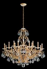 Schonbek 1870 FE7018N-22H - Filigrae 18 Light 120V Chandelier in Heirloom Gold with Clear Heritage Handcut Crystal