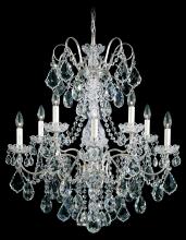 Schonbek 1870 3657-211R - New Orleans 10 Light 120V Chandelier in Aurelia with Clear Radiance Crystal