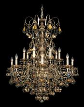 Schonbek 1870 3658-23R - New Orleans 14 Light 120V Chandelier in Etruscan Gold with Clear Radiance Crystal