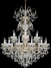 Schonbek 1870 3660-211R - New Orleans 18 Light 120V Chandelier in Aurelia with Clear Radiance Crystal