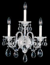 Schonbek 1870 2992-211R - Sterling 3 Light 120V Wall Sconce in Aurelia with Clear Radiance Crystal