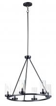 Maxim 25255CLBK - Sentinel-Single-Tier Chandelier