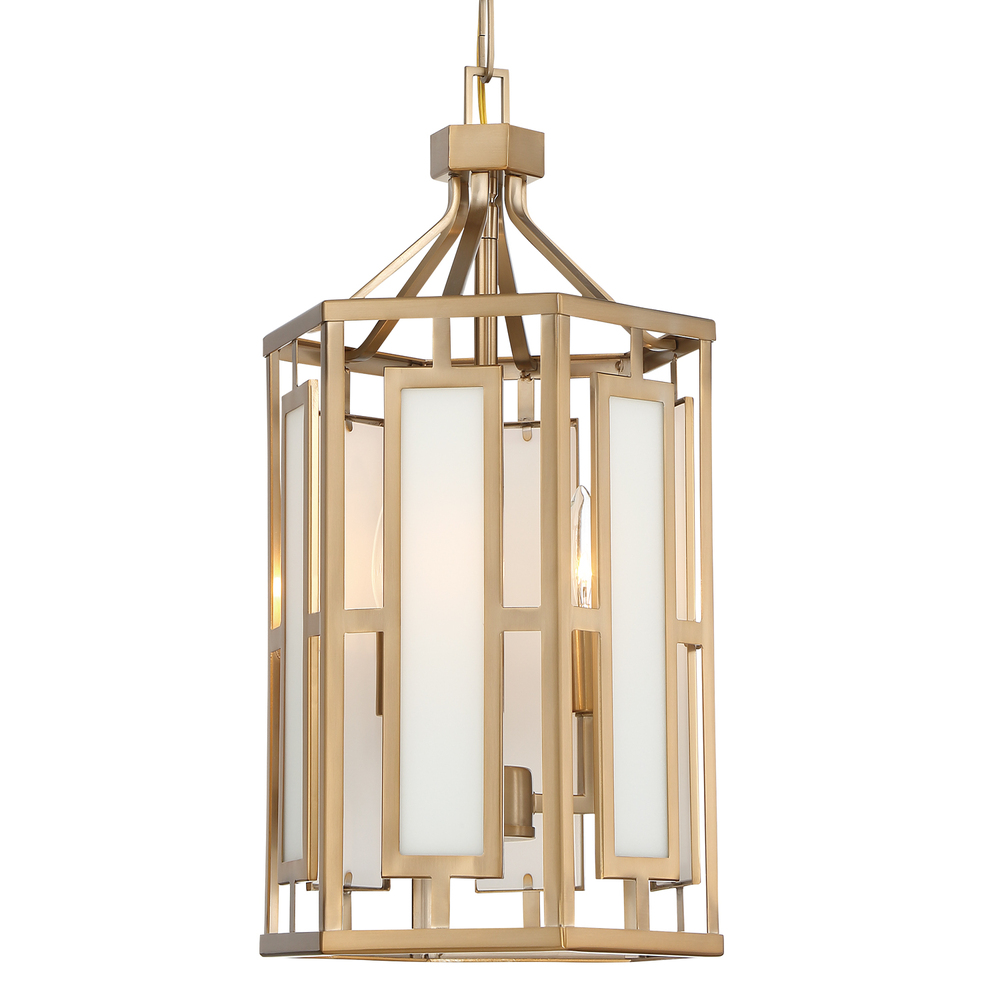 Libby Langdon for Crystorama Hillcrest 3 Light Vibrant Gold Mini Chandelier