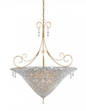 Crystorama 5907-BG-CLEAR - Signature 10 Light Clear Crystal Chandelier