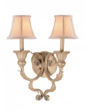 Crystorama 6802-CM - 2 Light Sconce