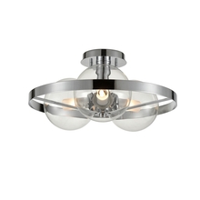 DVI DVP27011CH-CL - Courcelette 3 Light Semi-Flush Mount