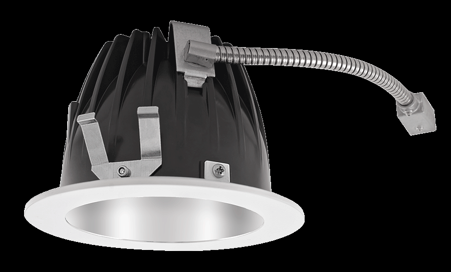 RECESSED DOWNLIGHTS 12 LUMENS NDLED4RD 4 INCH ROUND UNIVERSAL DIMMING 50 DEGREE BEAM SPREAD 3500K