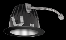 RAB Lighting NDLED4RD-80NHC-S-B - RECESSED DOWNLIGHTS 12 LUMENS NDLED4RD 4 INCH ROUND UNIVERSAL DIMMING 80 DEGREE BEAM SPREAD 4000K