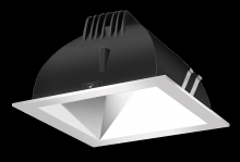 RAB Lighting NDLED6SD-80NHC-S-S - RECESSED DOWNLIGHTS 20 LUMENS NDLED6SD 6 INCH SQUARE UNIVERSAL DIMMING 80 DEGREE BEAM SPREAD 4000K