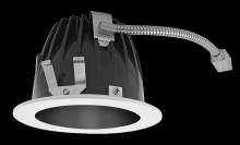 RAB Lighting NDLED4RD-80N-B-W - RECESSED DOWNLIGHTS 12 LUMENS NDLED4RD 4 INCH ROUND UNIVERSAL DIMMING 80 DEGREE BEAM SPREAD 4000K