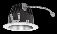 RAB Lighting NDLED4RD-50YHC-S-W - RECESSED DOWNLIGHTS 12 LUMENS NDLED4RD 4 INCH ROUND UNIVERSAL DIMMING 50 DEGREE BEAM SPREAD 3000K