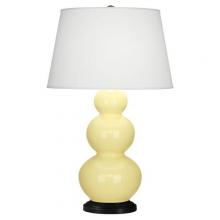 Robert Abbey 337X - Butter Triple Gourd Table Lamp