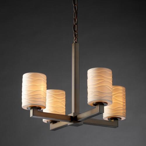 Modular 4-Light Chandelier