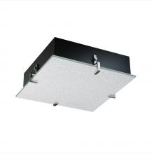 Justice Design Group 3FRM-5557-FIZZ-CROM - Clips 16" Square Flush-Mount