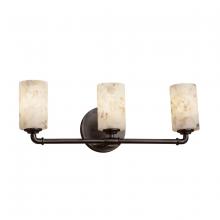 Justice Design Group ALR-8463-10-DBRZ - Bronx 3-Light Bath Bar