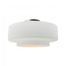 Justice Design Group CER-6365-WTWT-NCKL-LED1-700 - Large Tier LED Semi-Flush