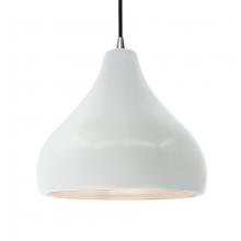 Justice Design Group CER-6565-WTWT-NCKL-BKCD-LED1-700 - Large Droplet LED Pendant