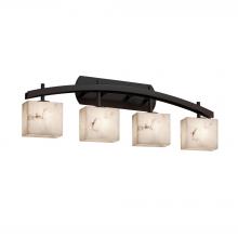 Justice Design Group FAL-8594-55-DBRZ - Archway 4-Light Bath Bar