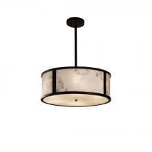 Justice Design Group FAL-9541-DBRZ - Tribeca 18" Drum Pendant