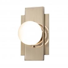 Justice Design Group FSN-4041-CLOP-BRSS - Luna ADA 1-Light LED Wall Sconce